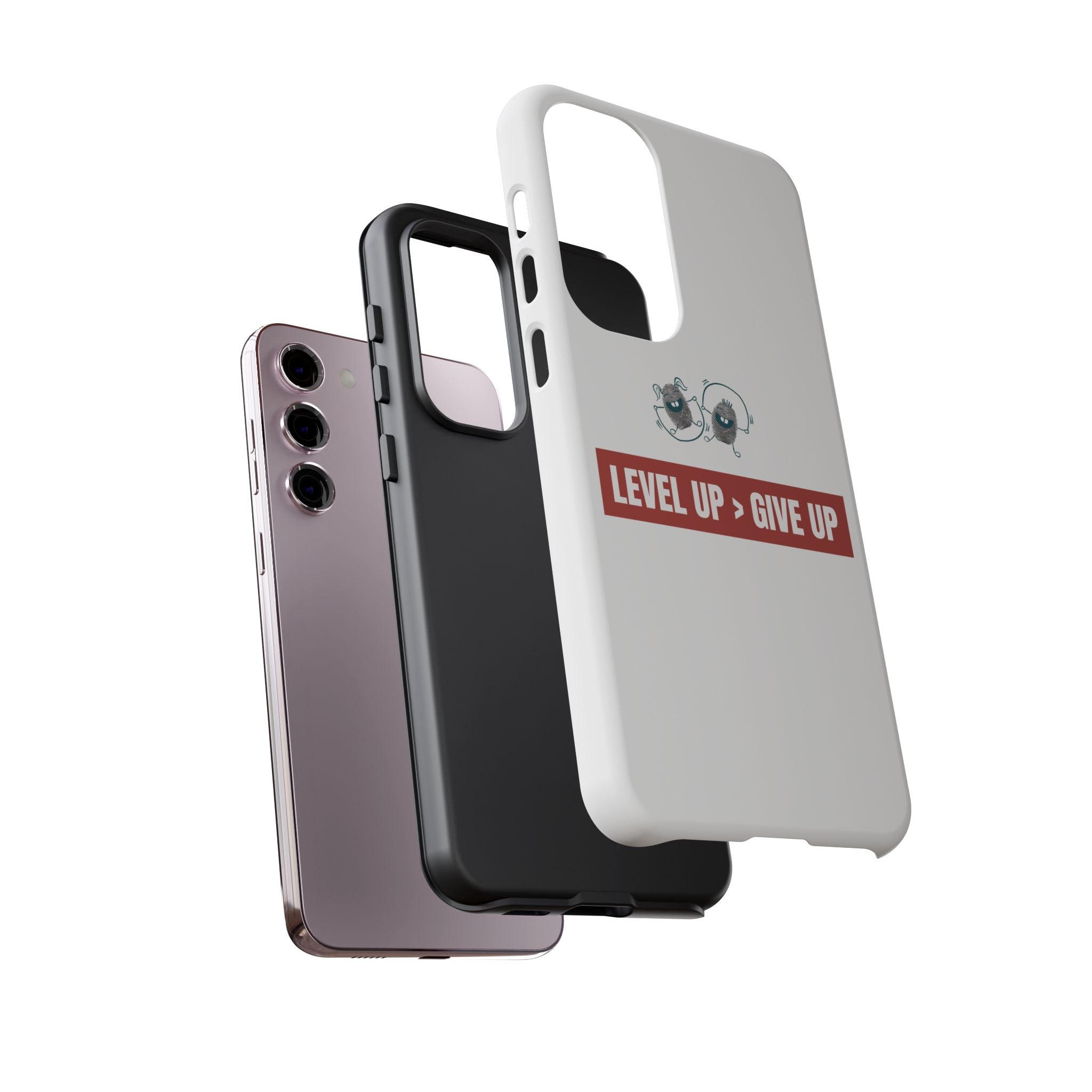 Tough Cases Phone Case, Motivational Gift for Gamers, Fitness Enthusiasts, Level Up Themed, Unique Phone Accessories, Work Hard Play Hard