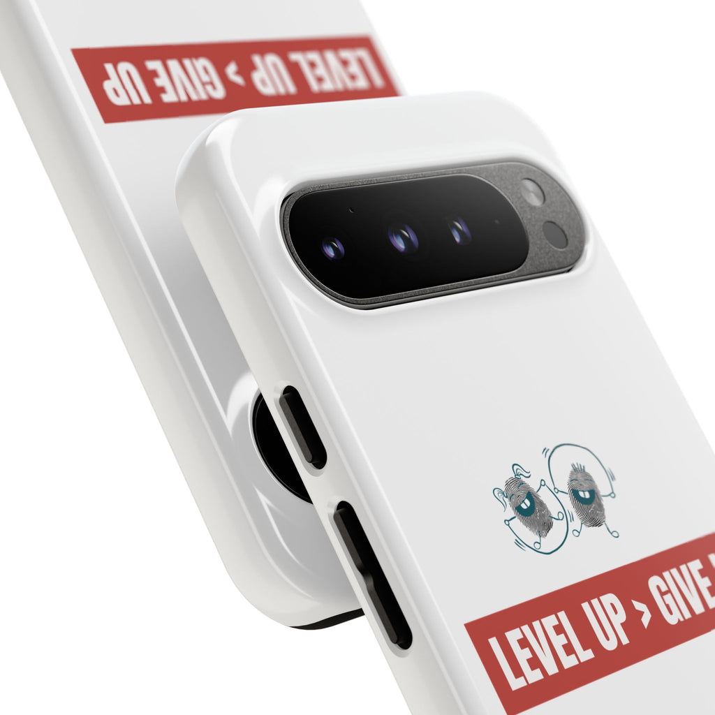 Tough Cases Phone Case, Motivational Gift for Gamers, Fitness Enthusiasts, Level Up Themed, Unique Phone Accessories, Work Hard Play Hard