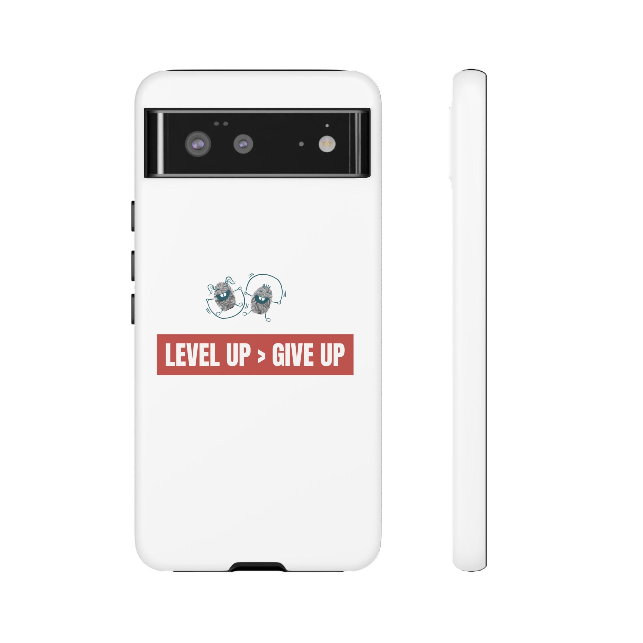 Tough Cases Phone Case, Motivational Gift for Gamers, Fitness Enthusiasts, Level Up Themed, Unique Phone Accessories, Work Hard Play Hard