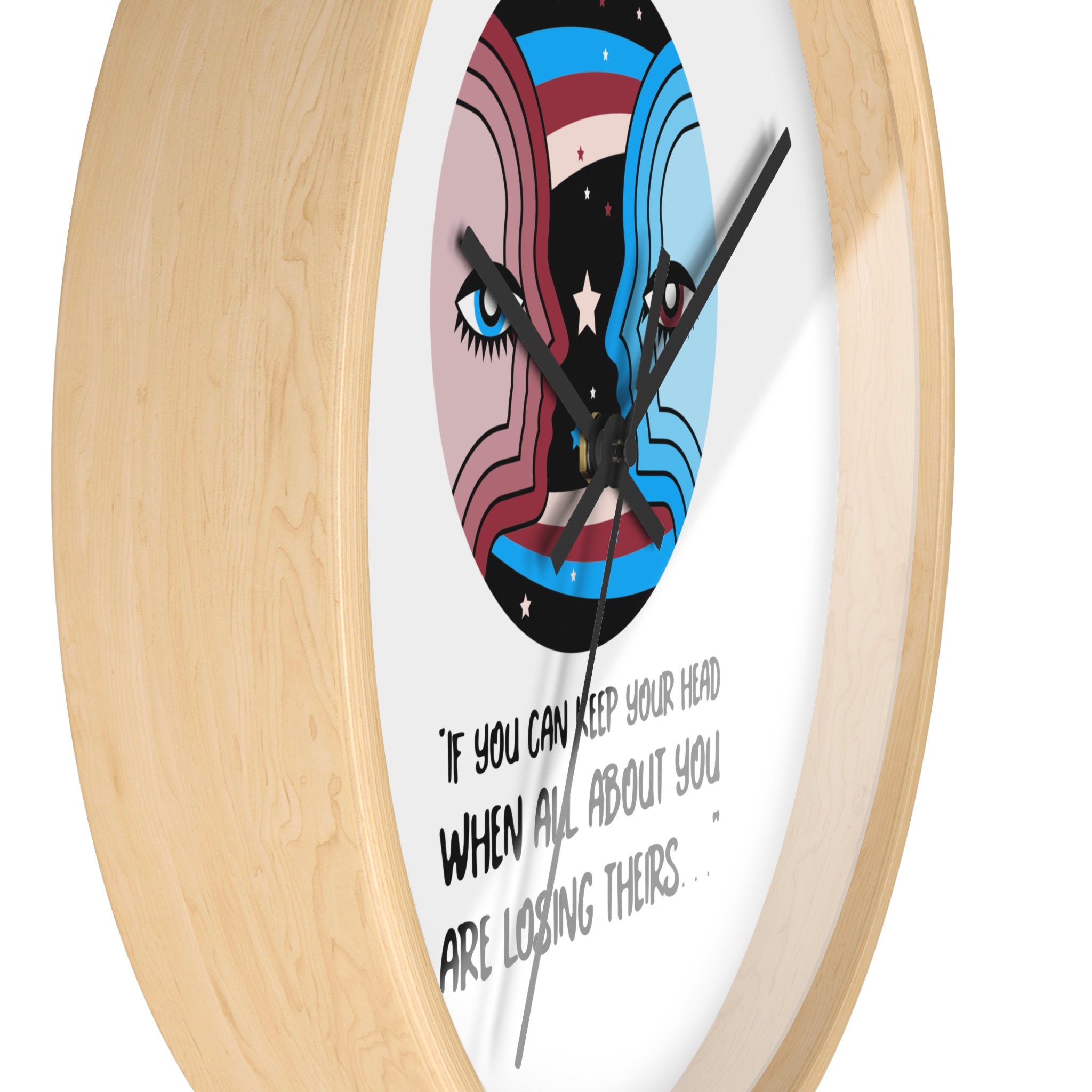 Inspirational Wall Clock with Artistic Design, Motivational Home Décor, Unique Gift for Him/Her, Office or Bedroom Decoration, Quotes [...]
