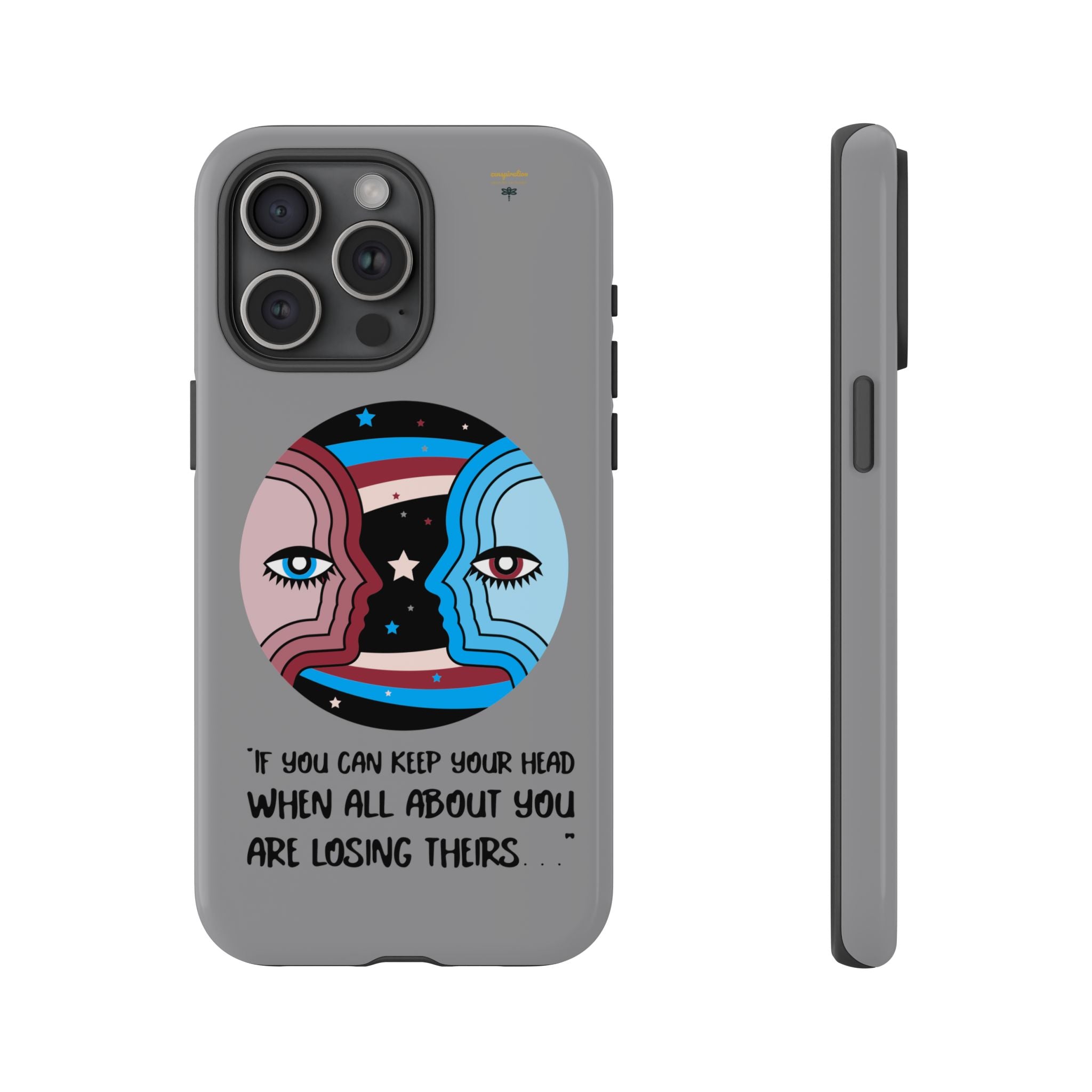 Inspirational Phone Case, Quote Phone Cover, Tough Phone Case, Motivational Cell Phone Accessory, Gift for Friends