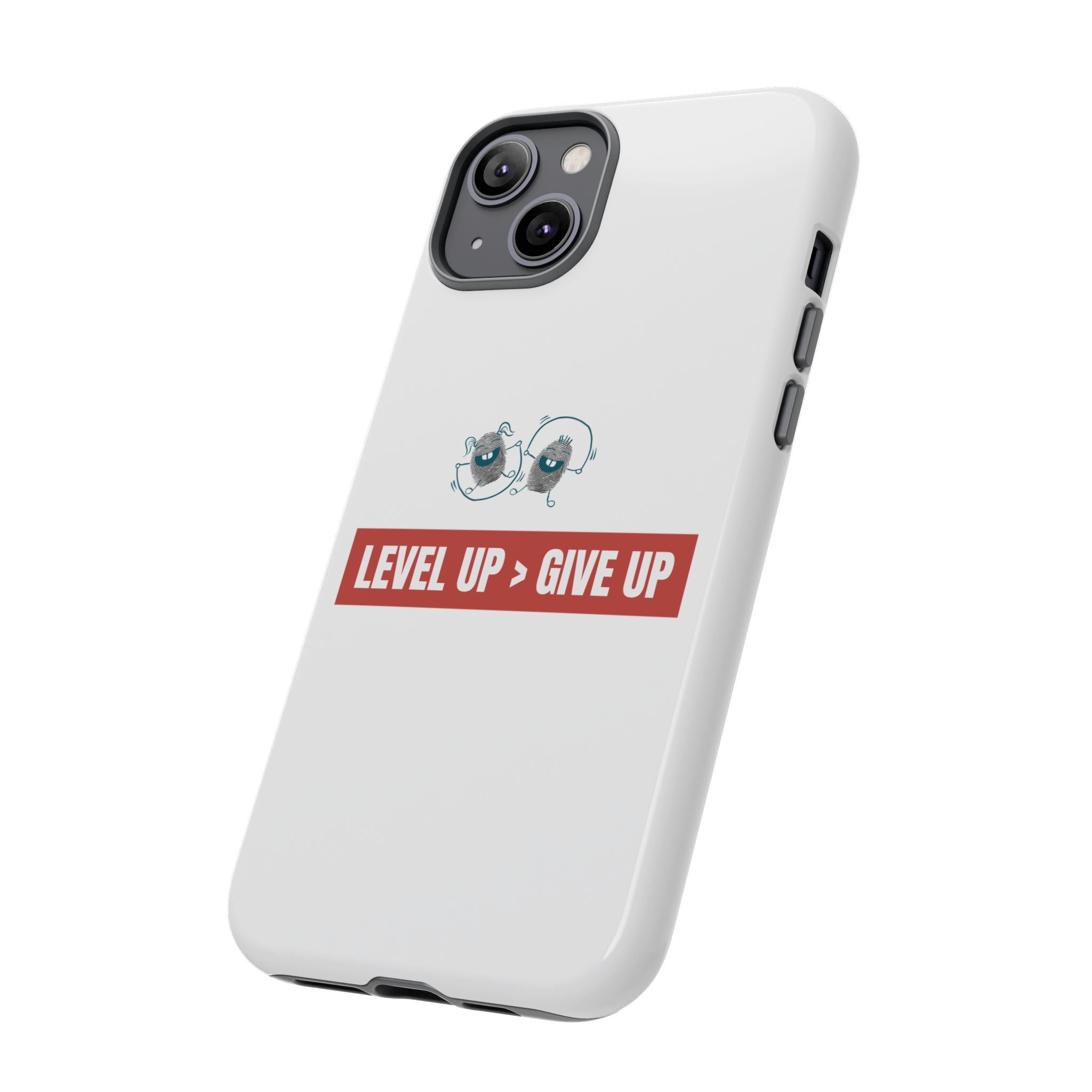 Tough Cases Phone Case, Motivational Gift for Gamers, Fitness Enthusiasts, Level Up Themed, Unique Phone Accessories, Work Hard Play Hard