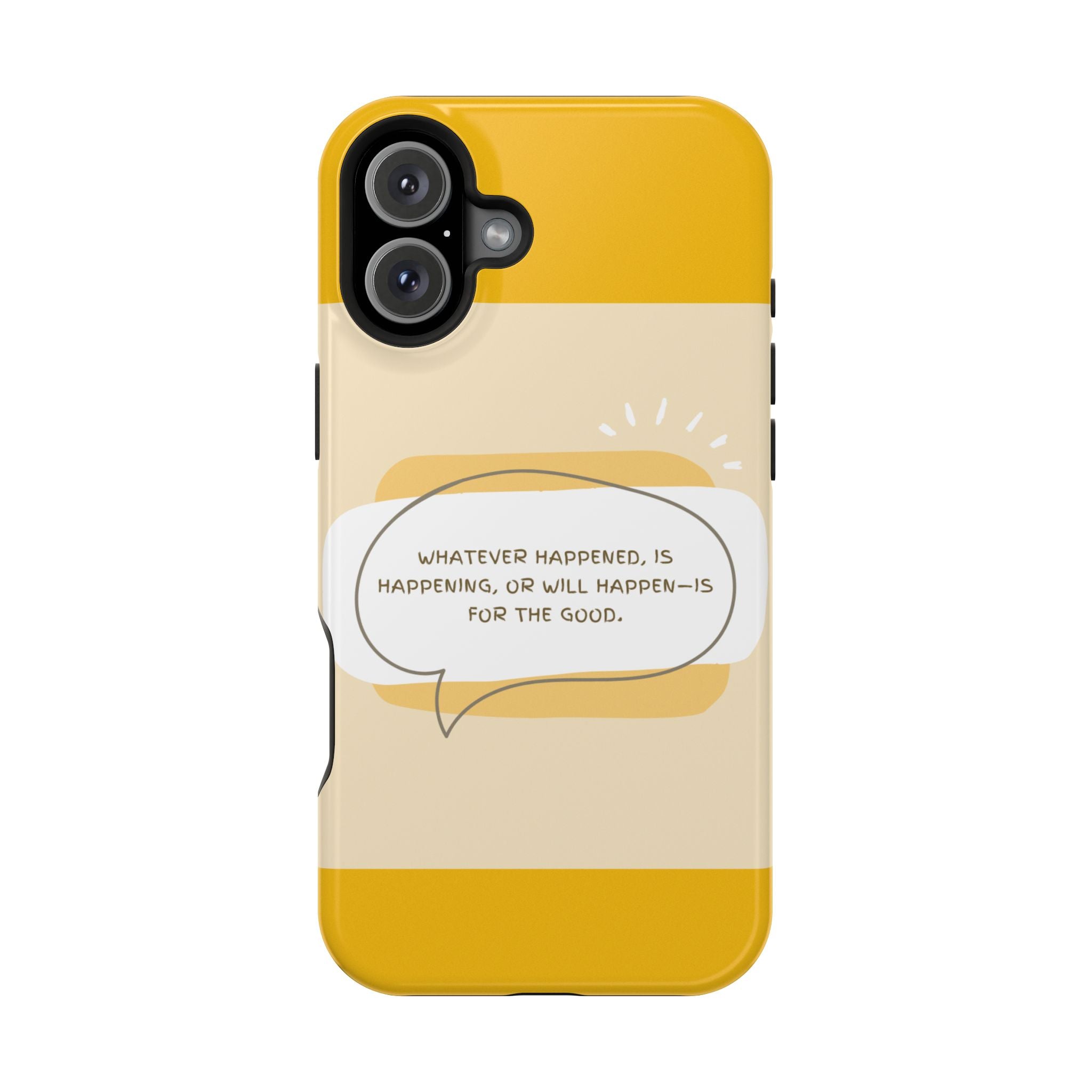 Optimistic Impact-Resistant Phone Case