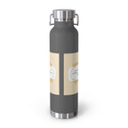 Inspirational Copper Vacuum Insulated Bottle, 22oz - Motivational Drinkware, Gifts for Her, Fitness Bottle, Travel Mug, Eco-Friendly [...]