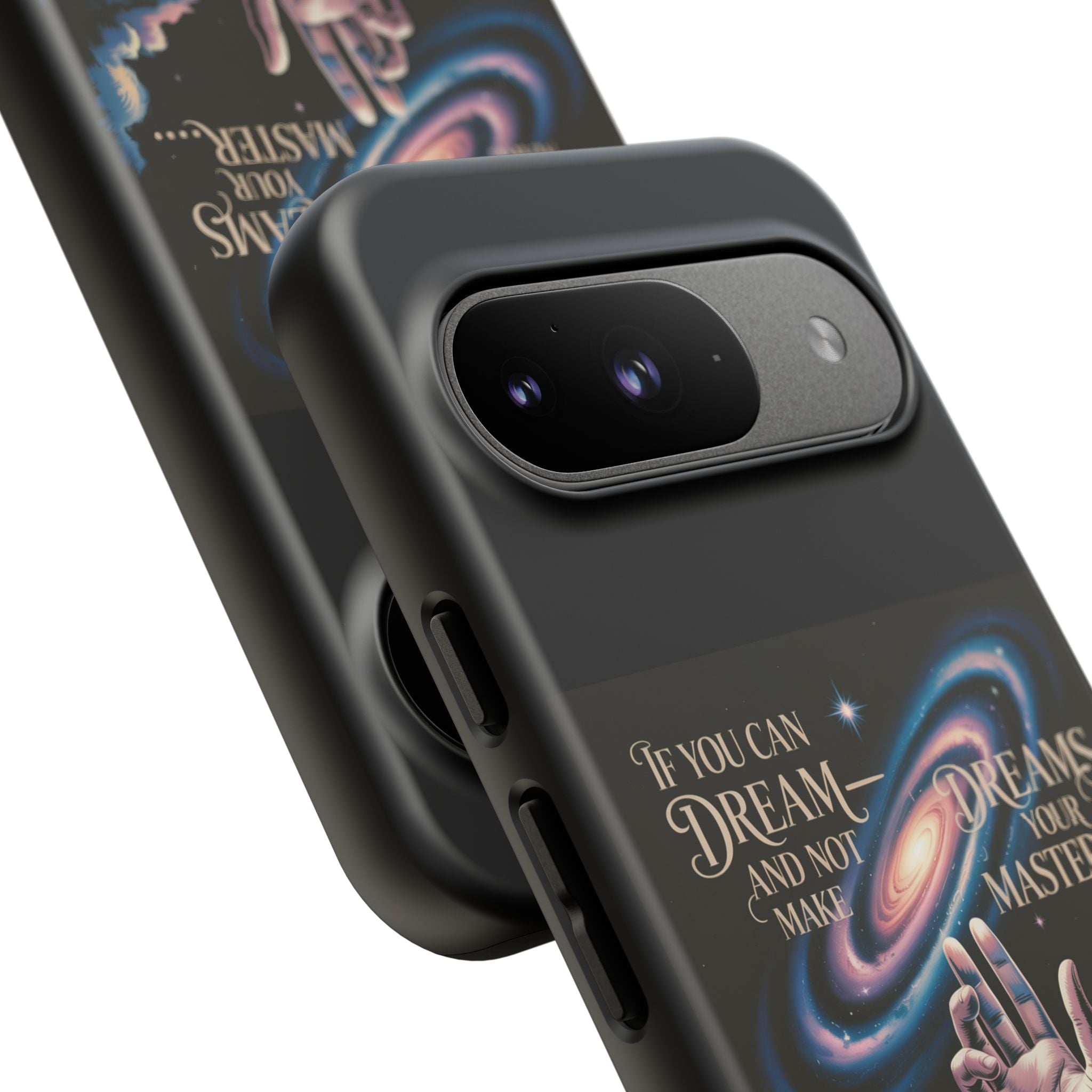 Dream-Inspired Phone Case, Inspirational Phone Cover, Galaxy Design Case, Unique Gift for Dreamers, Motivational Phone Accessory