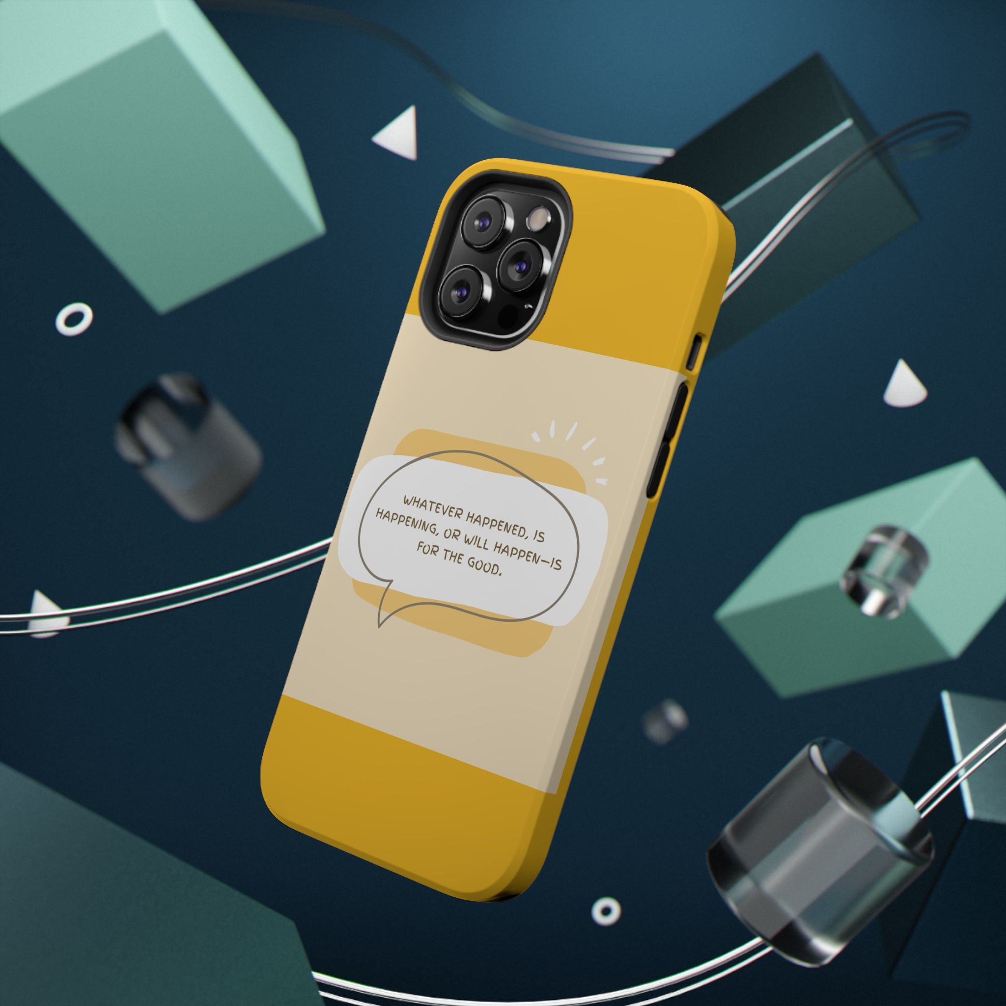 Optimistic Impact-Resistant Phone Case