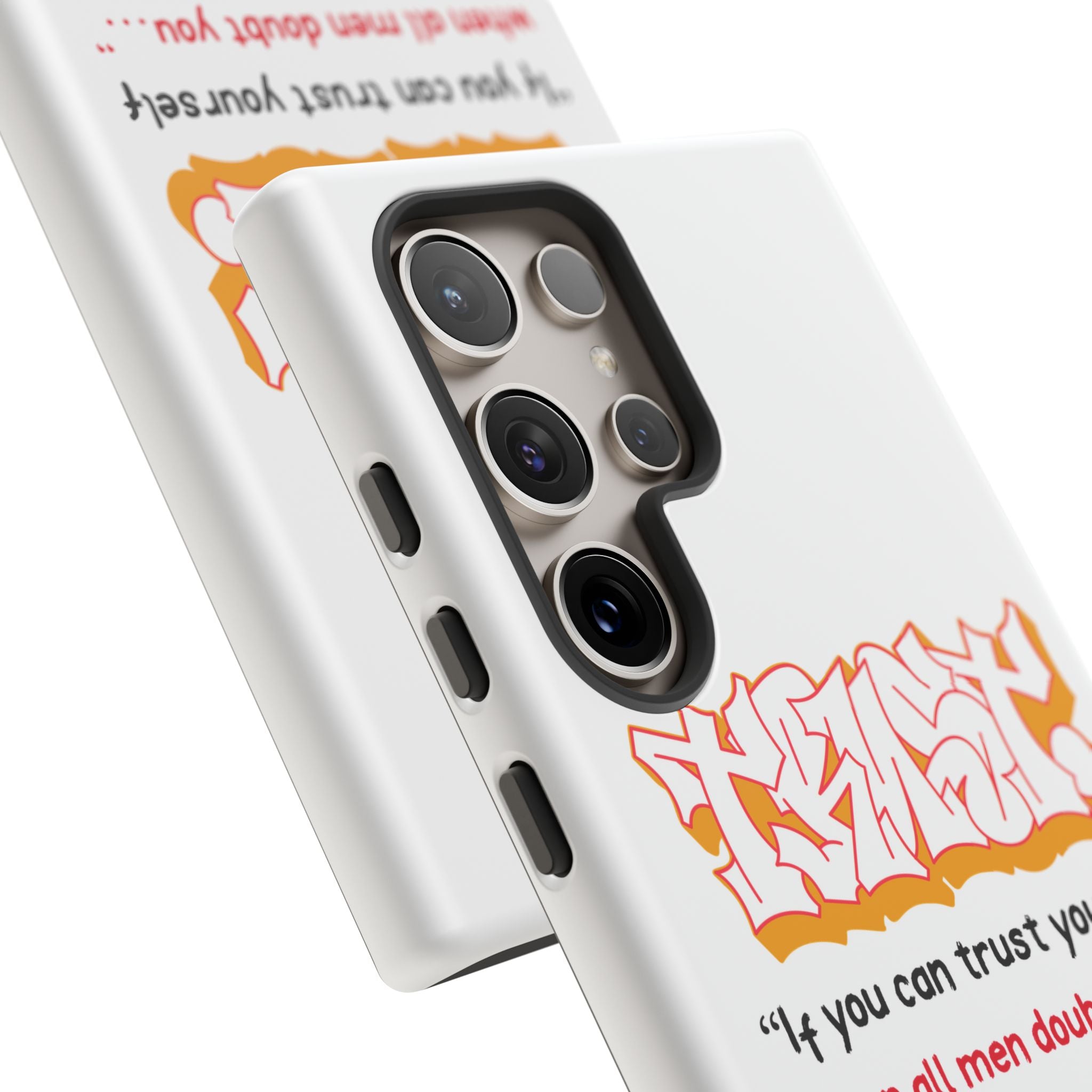 Tough Cases iPhone Case, Inspirational Phone Cover, Motivational Case, Self-Trust Gift, Unique Phone Accessory
