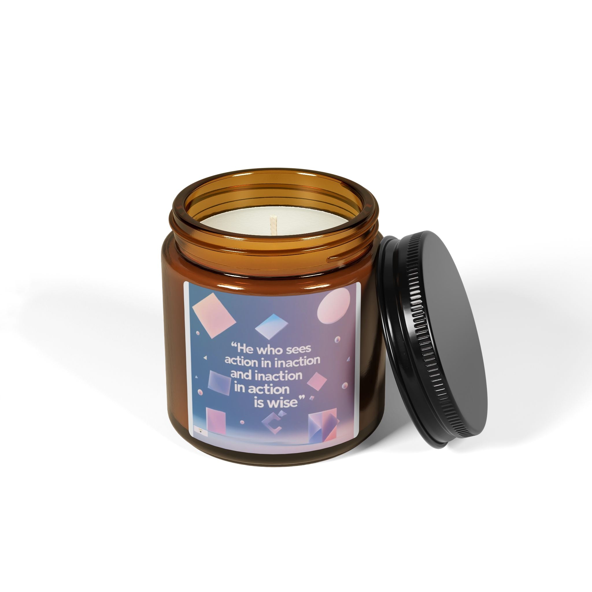 Scented Soy Candle: Uplifting Quote, Relaxing Decor, Gift for Self-Care, Home Fragrance, Wellness