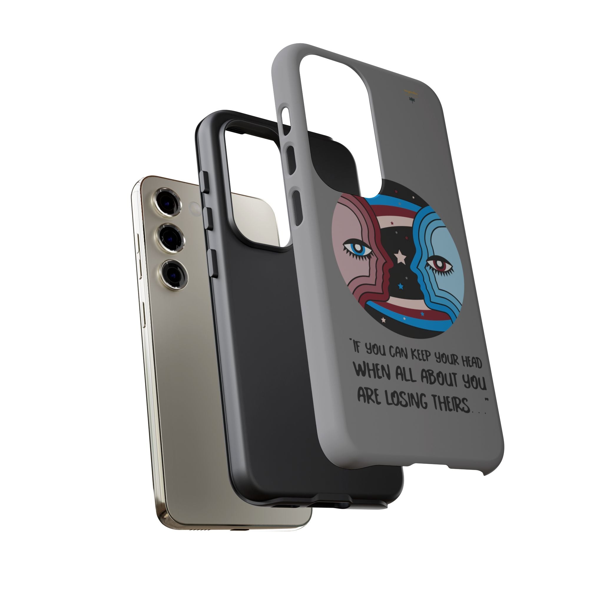 Inspirational Phone Case, Quote Phone Cover, Tough Phone Case, Motivational Cell Phone Accessory, Gift for Friends