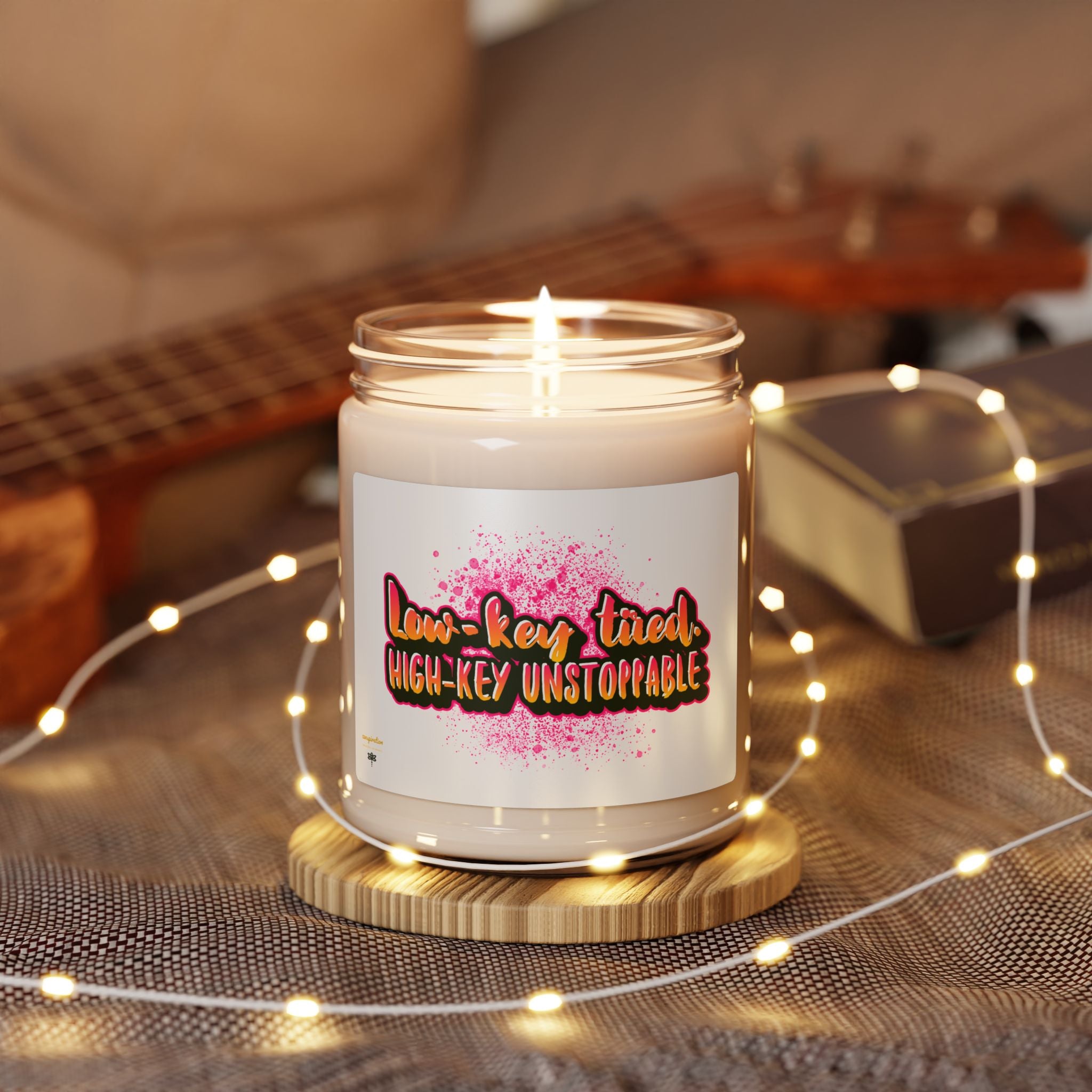Scented Candle Gen z quote