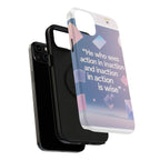 Inspirational Phone Case - Impact-Resistant Phone Cover, Motivational Gift, Quotes, Durable Phone Accessory, Unique Design