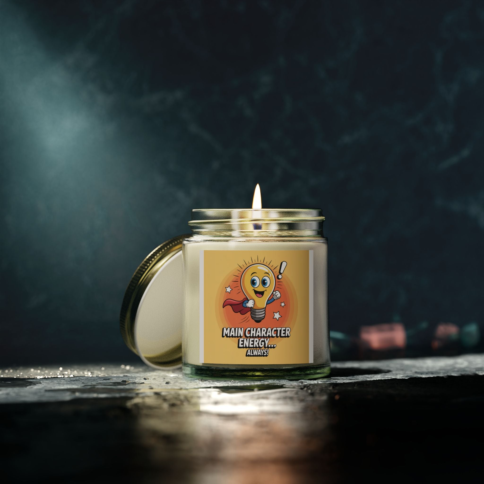 Main Character Energy Scented Candles, Motivational Home Decor, Gift for Her, Relaxing Aromatherapy, Birthday and Self-Care