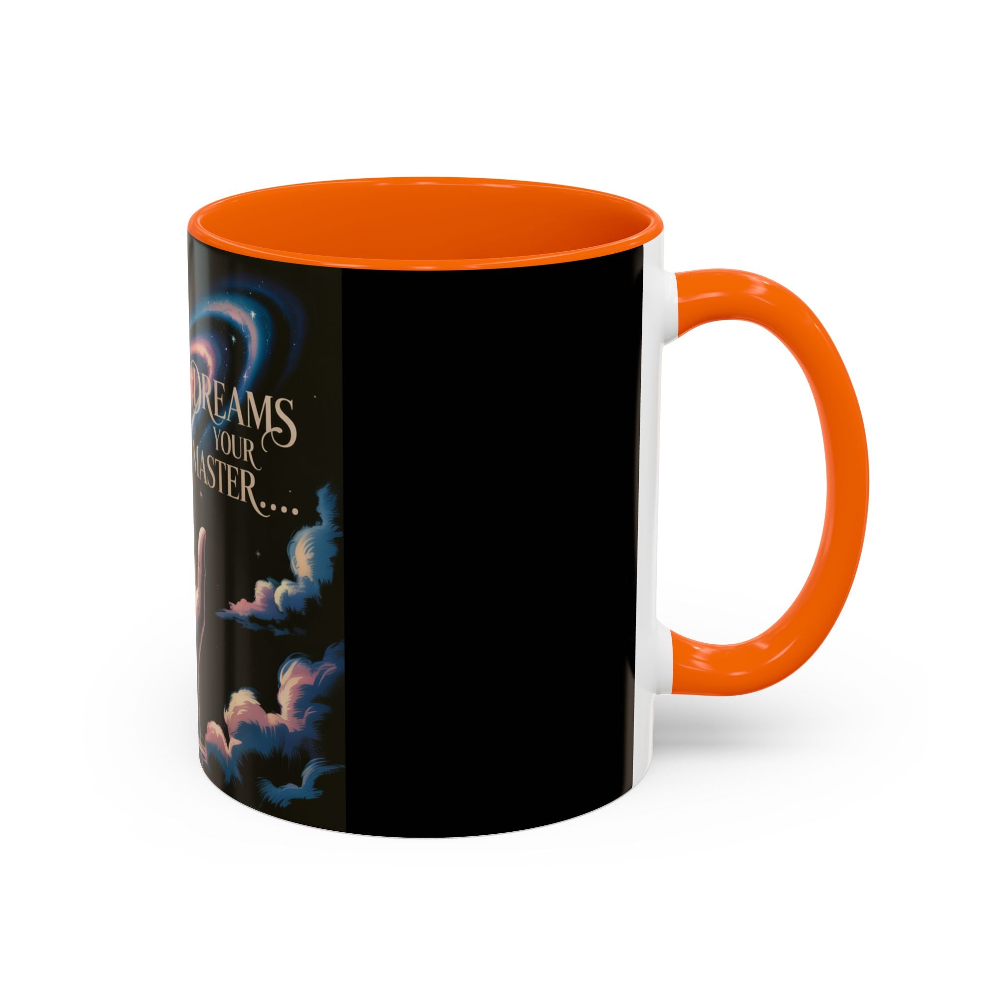 Cosmic Dreamer Coffee Mug - Inspirational Gift, Outer Space Design, Motivational Kitchenware, Perfect for Dreamers and Achievers