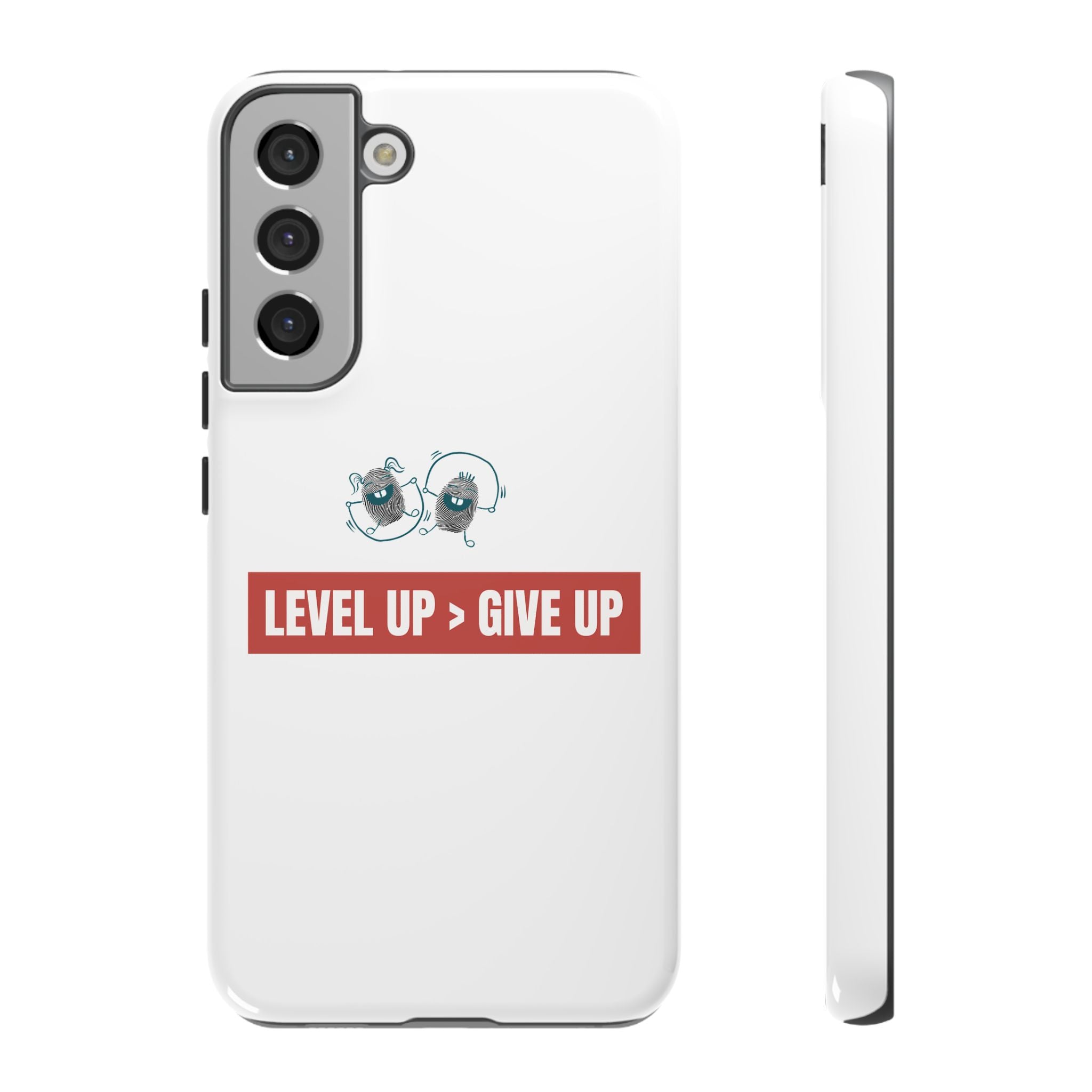 Tough Cases Phone Case, Motivational Gift for Gamers, Fitness Enthusiasts, Level Up Themed, Unique Phone Accessories, Work Hard Play Hard