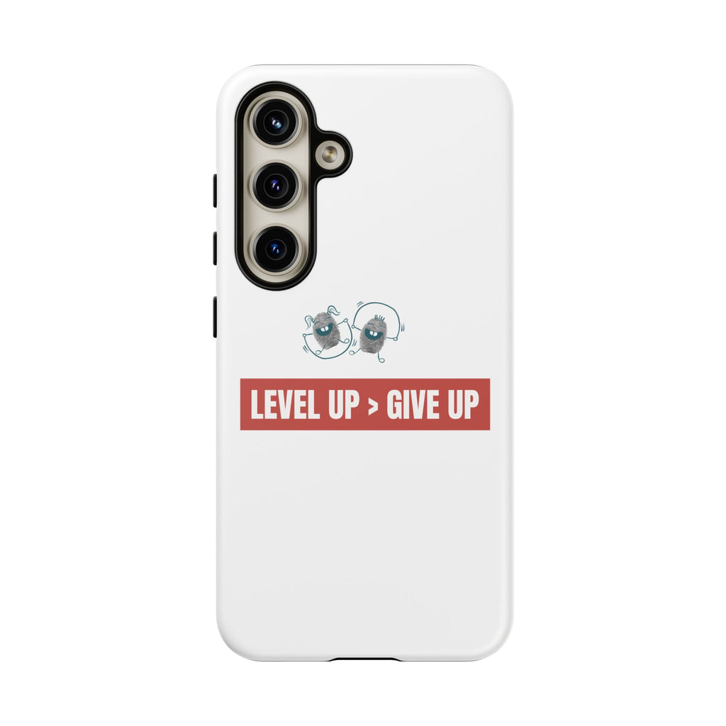 Tough Cases Phone Case, Motivational Gift for Gamers, Fitness Enthusiasts, Level Up Themed, Unique Phone Accessories, Work Hard Play Hard