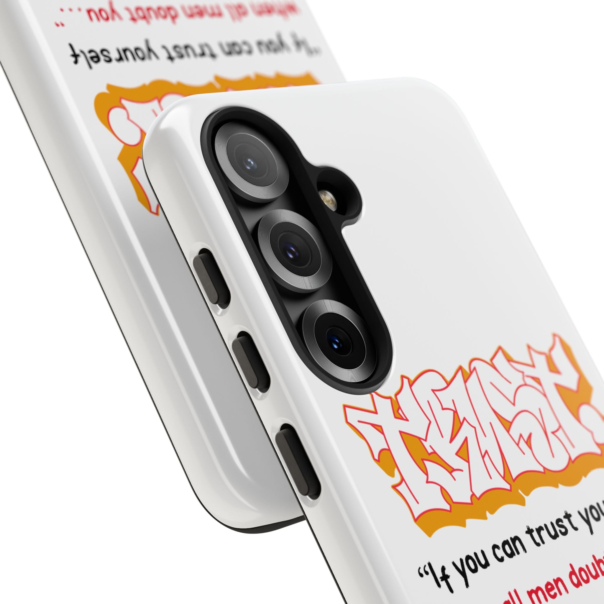 Tough Cases iPhone Case, Inspirational Phone Cover, Motivational Case, Self-Trust Gift, Unique Phone Accessory