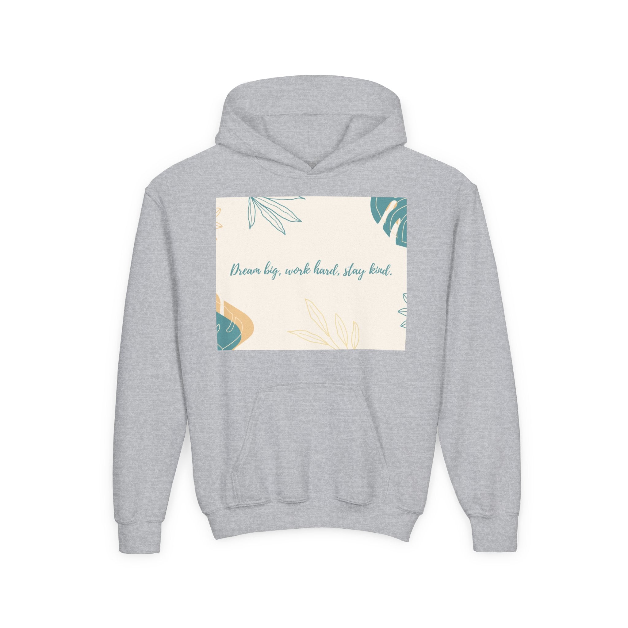 Inspiring Youth Hoodie - Dream Big, Work Hard, Stay Kind, Motivational Sweatshirt for Teens, Gift for Graduates, Inspirational [...]