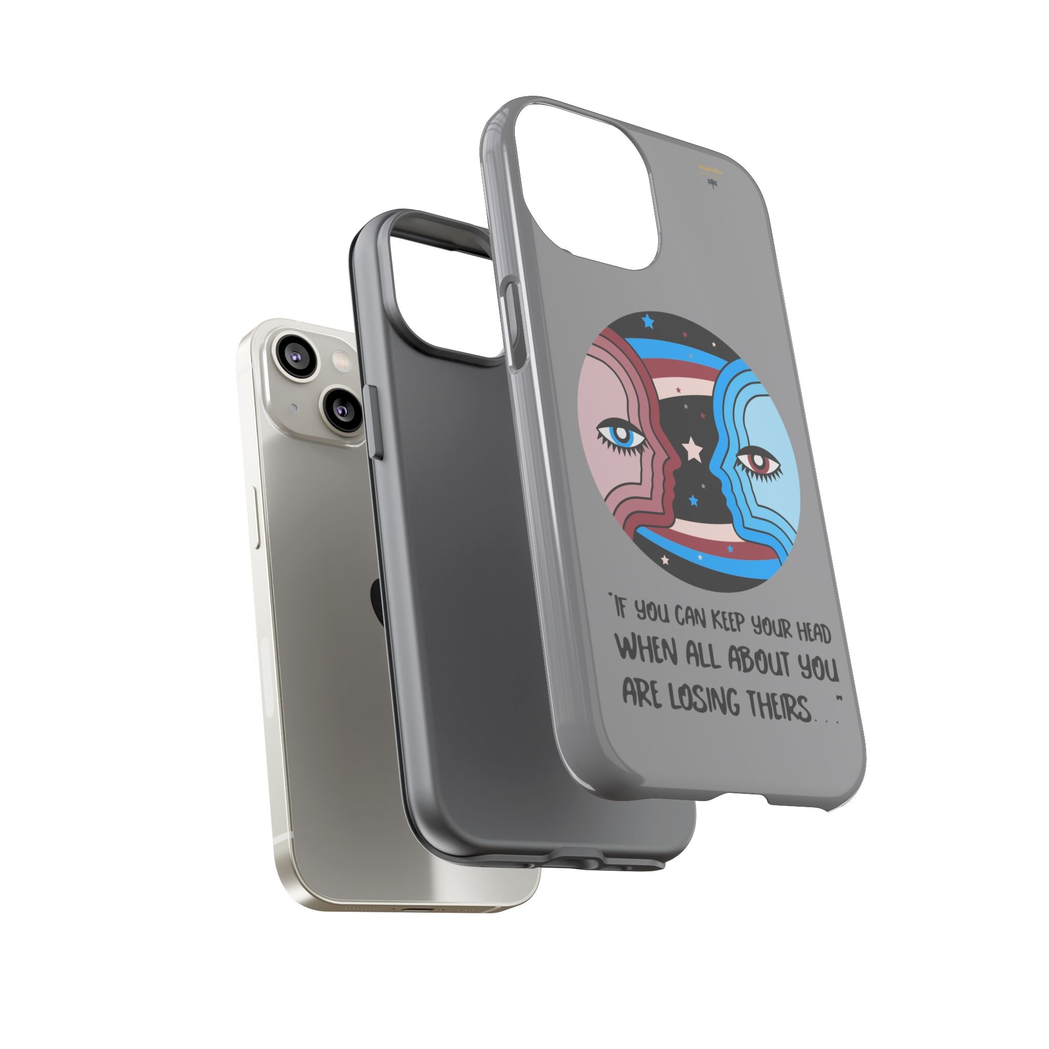 Inspirational Phone Case, Quote Phone Cover, Tough Phone Case, Motivational Cell Phone Accessory, Gift for Friends