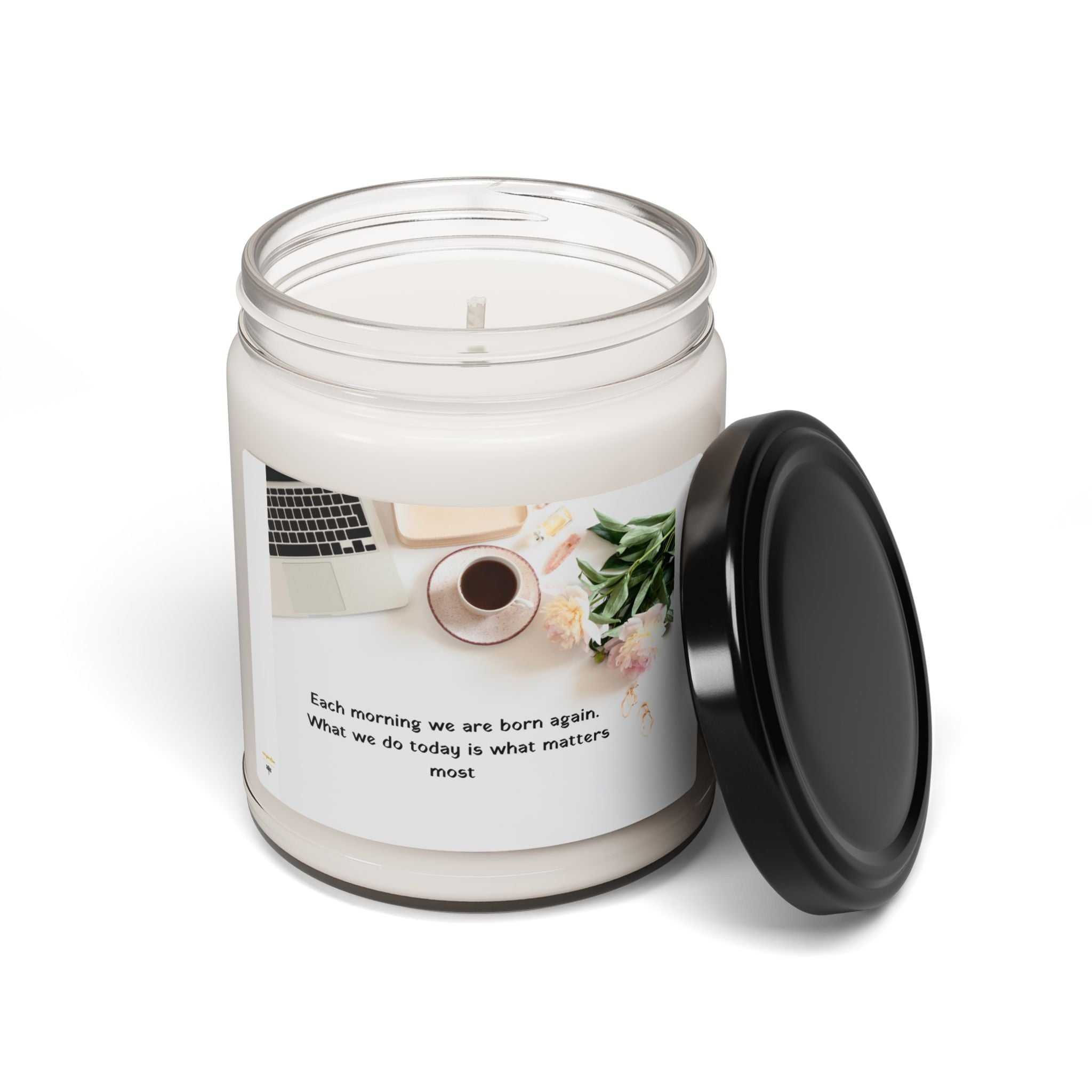 Inspirational Scented Soy Candle, Relaxation Gift, Meditation Decor, Self-Care Candle, Home Fragrance, Gift for Her