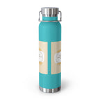 Inspirational Copper Vacuum Insulated Bottle, 22oz - Motivational Drinkware, Gifts for Her, Fitness Bottle, Travel Mug, Eco-Friendly [...]
