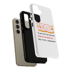 Tough Cases iPhone Case, Inspirational Phone Cover, Motivational Case, Self-Trust Gift, Unique Phone Accessory