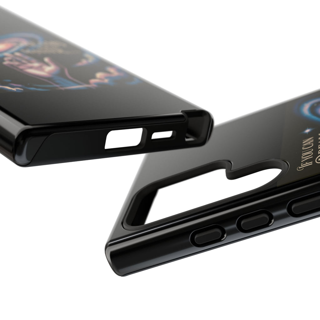 Dream-Inspired Phone Case, Inspirational Phone Cover, Galaxy Design Case, Unique Gift for Dreamers, Motivational Phone Accessory