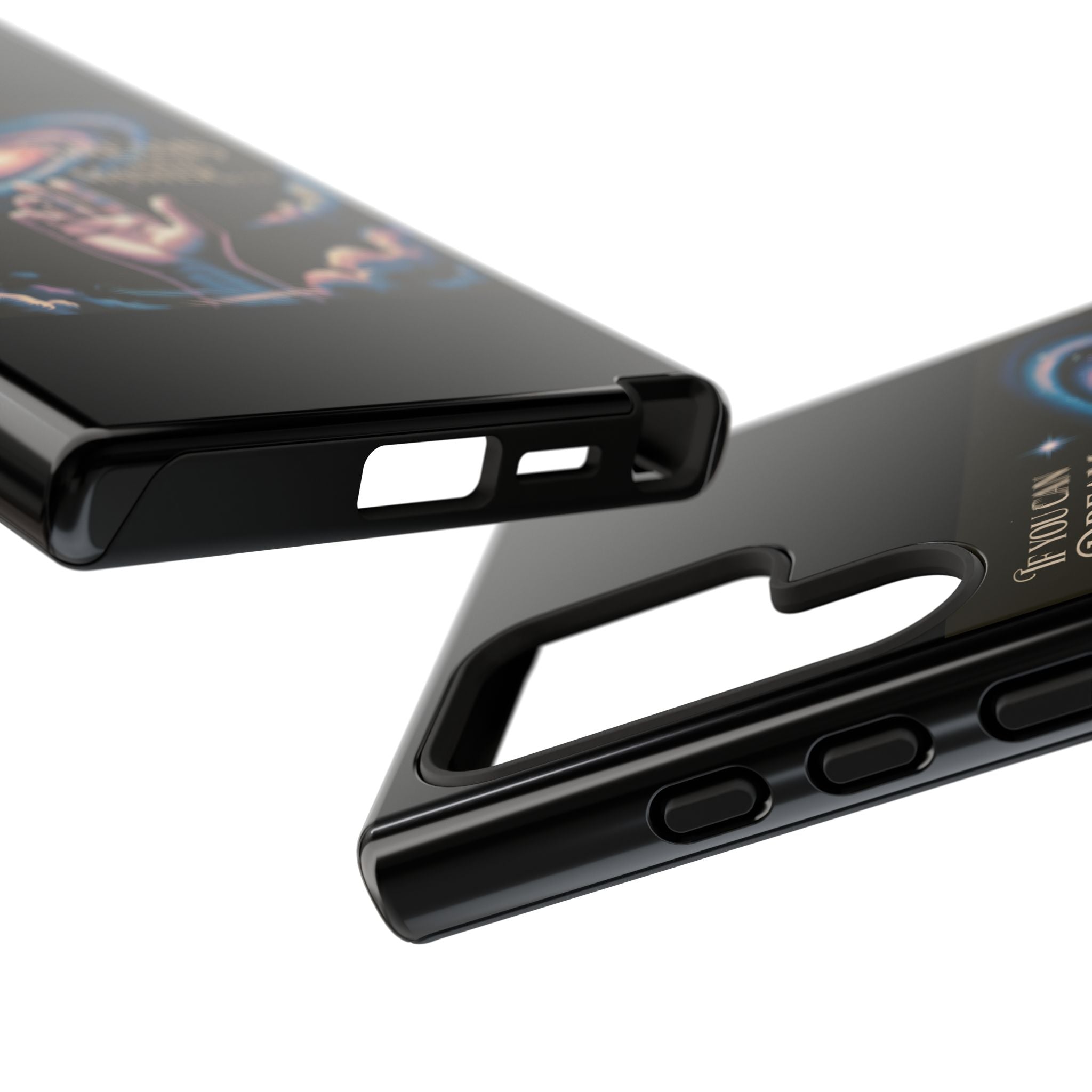 Dream-Inspired Phone Case, Inspirational Phone Cover, Galaxy Design Case, Unique Gift for Dreamers, Motivational Phone Accessory