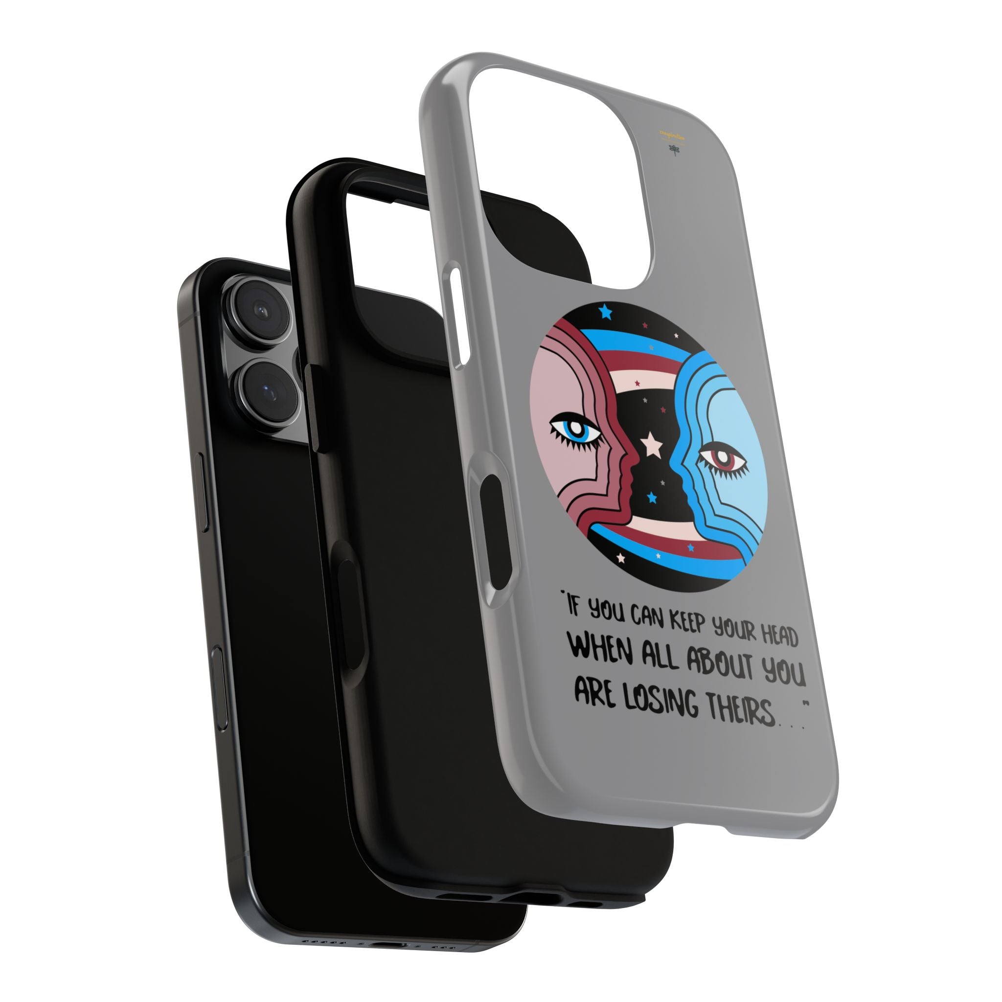 Inspirational Phone Case, Quote Phone Cover, Tough Phone Case, Motivational Cell Phone Accessory, Gift for Friends