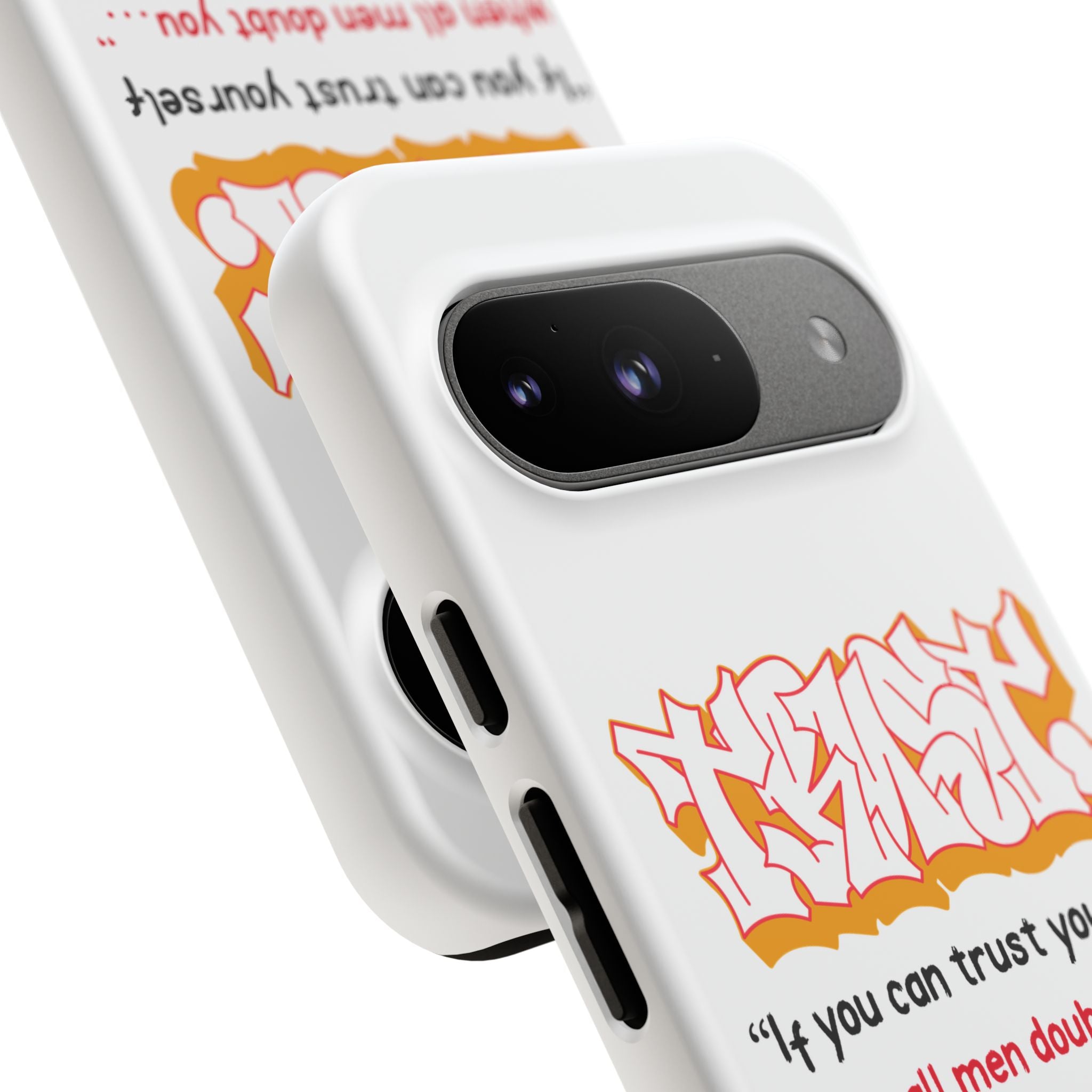 Tough Cases iPhone Case, Inspirational Phone Cover, Motivational Case, Self-Trust Gift, Unique Phone Accessory