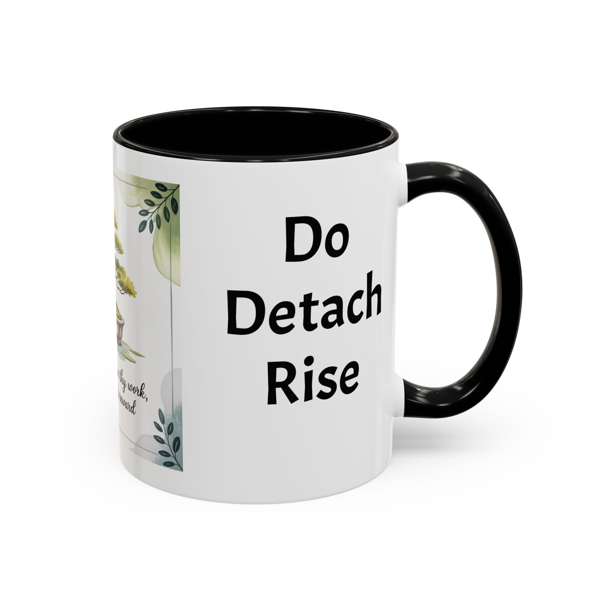 Motivational Coffee Mug, Inspirational Server Gift, Cozy Home Decor, Office Cup, Nature-Themed Beverage Holder
