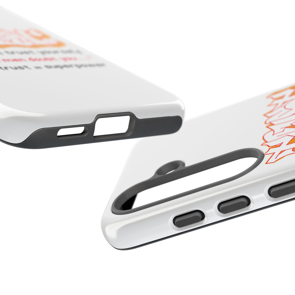 Tough Cases iPhone Case, Inspirational Phone Cover, Motivational Case, Self-Trust Gift, Unique Phone Accessory