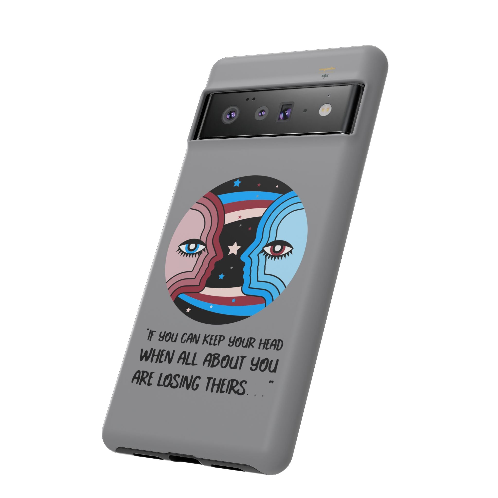 Inspirational Phone Case, Quote Phone Cover, Tough Phone Case, Motivational Cell Phone Accessory, Gift for Friends