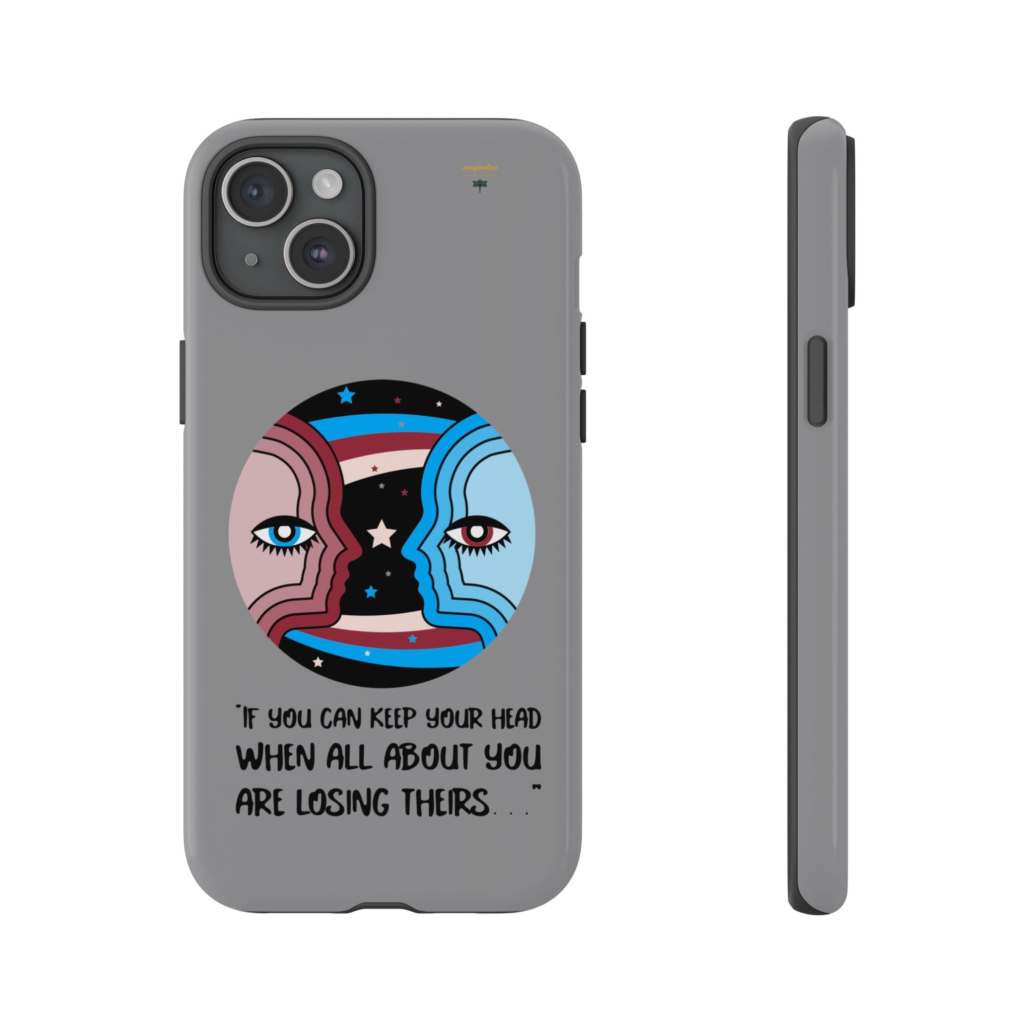 Inspirational Phone Case, Quote Phone Cover, Tough Phone Case, Motivational Cell Phone Accessory, Gift for Friends