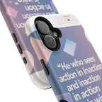 Inspirational Phone Case - Impact-Resistant Phone Cover, Motivational Gift, Quotes, Durable Phone Accessory, Unique Design