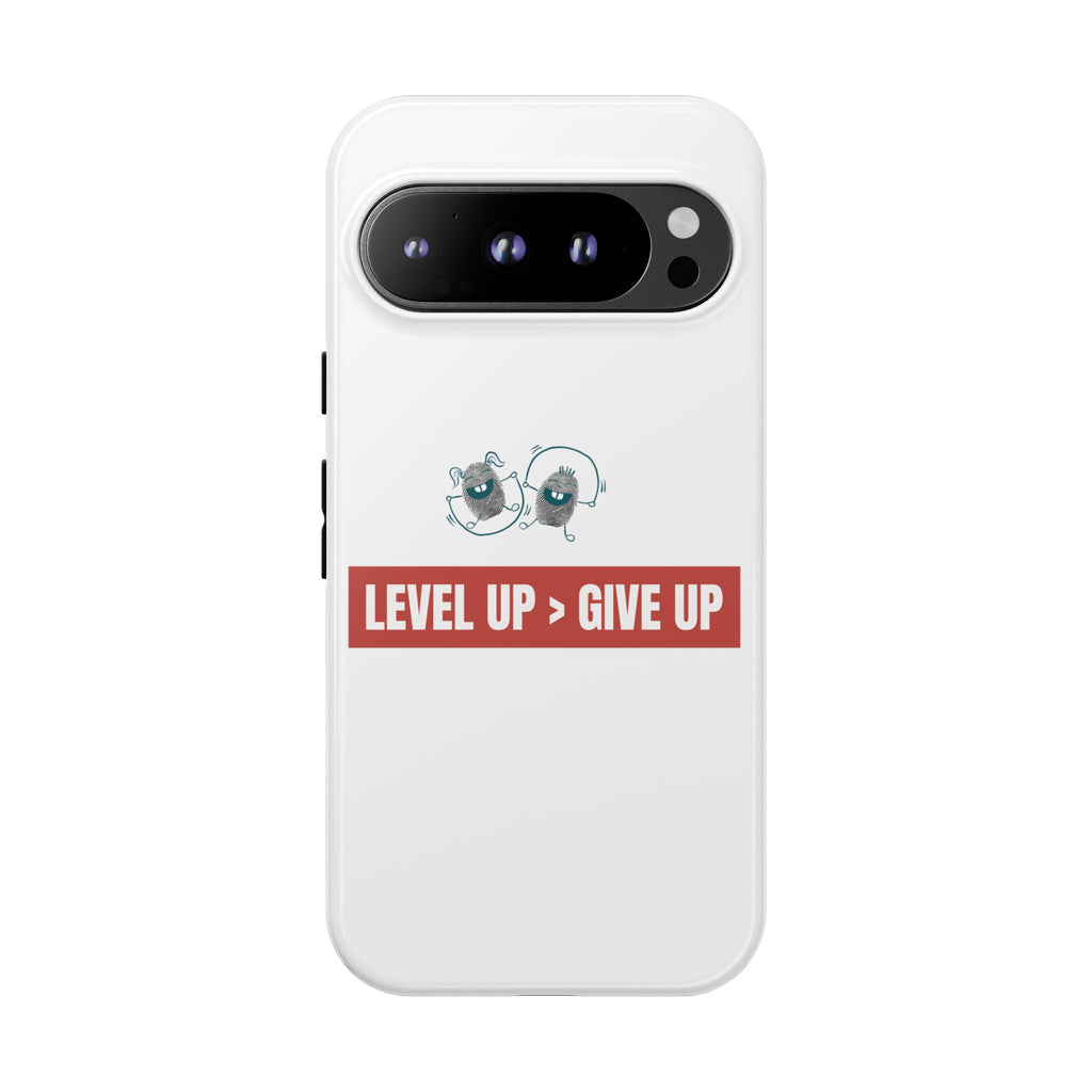 Tough Cases Phone Case, Motivational Gift for Gamers, Fitness Enthusiasts, Level Up Themed, Unique Phone Accessories, Work Hard Play Hard