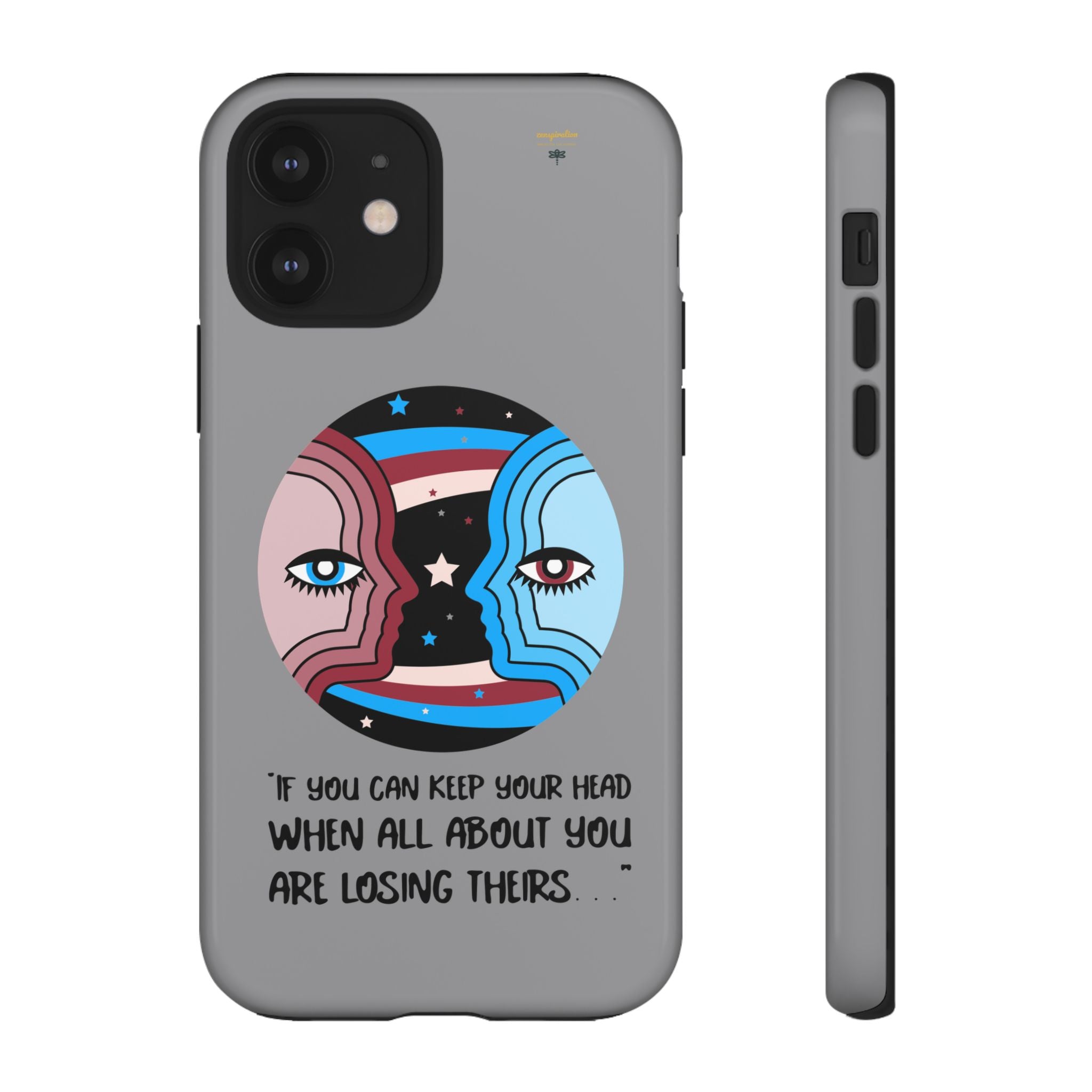 Inspirational Phone Case, Quote Phone Cover, Tough Phone Case, Motivational Cell Phone Accessory, Gift for Friends