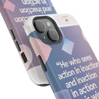 Inspirational Phone Case - Impact-Resistant Phone Cover, Motivational Gift, Quotes, Durable Phone Accessory, Unique Design