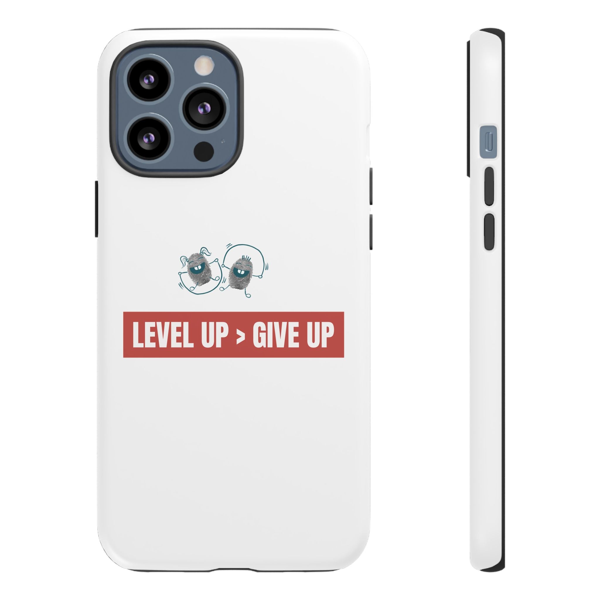 Tough Cases Phone Case, Motivational Gift for Gamers, Fitness Enthusiasts, Level Up Themed, Unique Phone Accessories, Work Hard Play Hard