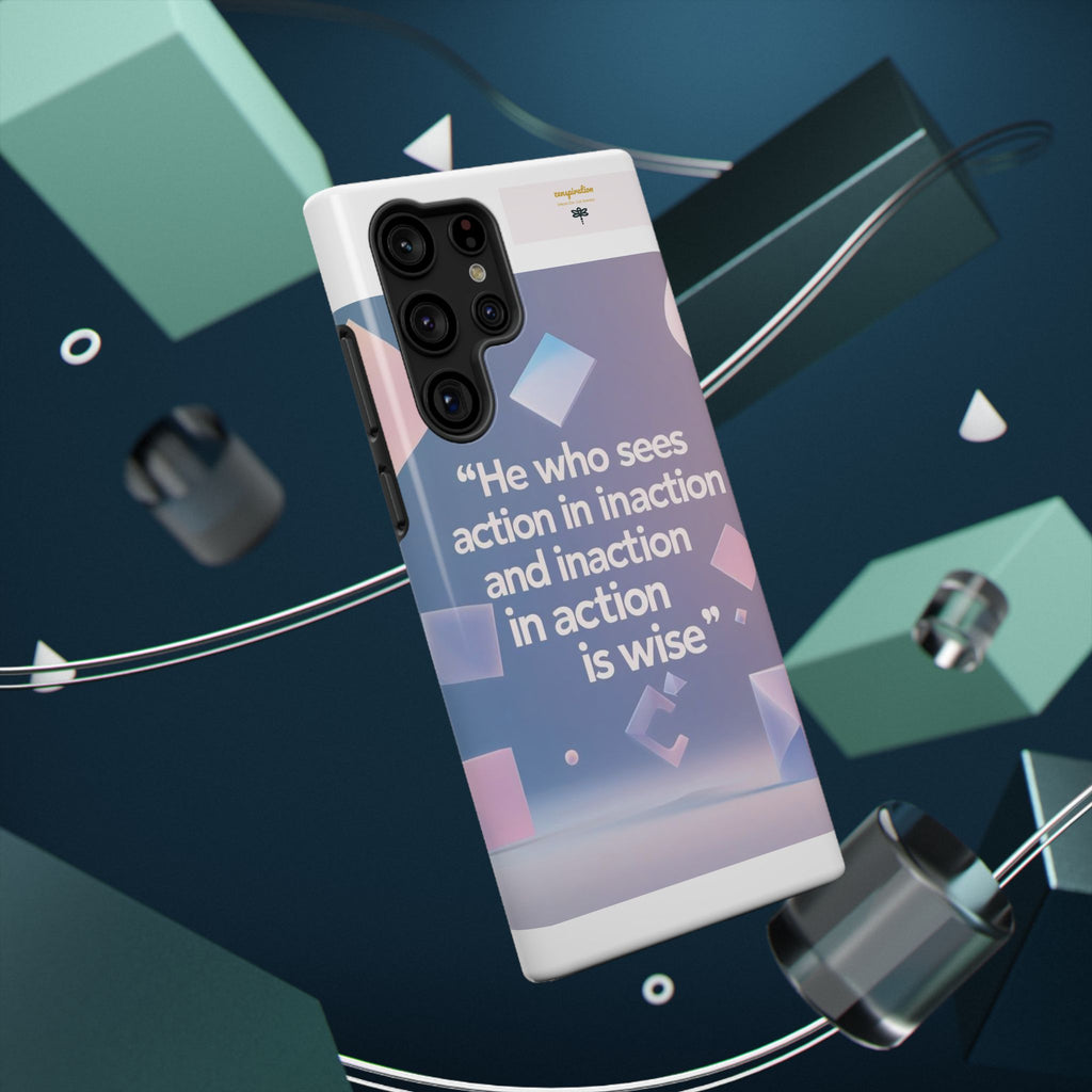 Inspirational Phone Case - Impact-Resistant Phone Cover, Motivational Gift, Quotes, Durable Phone Accessory, Unique Design