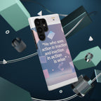 Inspirational Phone Case - Impact-Resistant Phone Cover, Motivational Gift, Quotes, Durable Phone Accessory, Unique Design