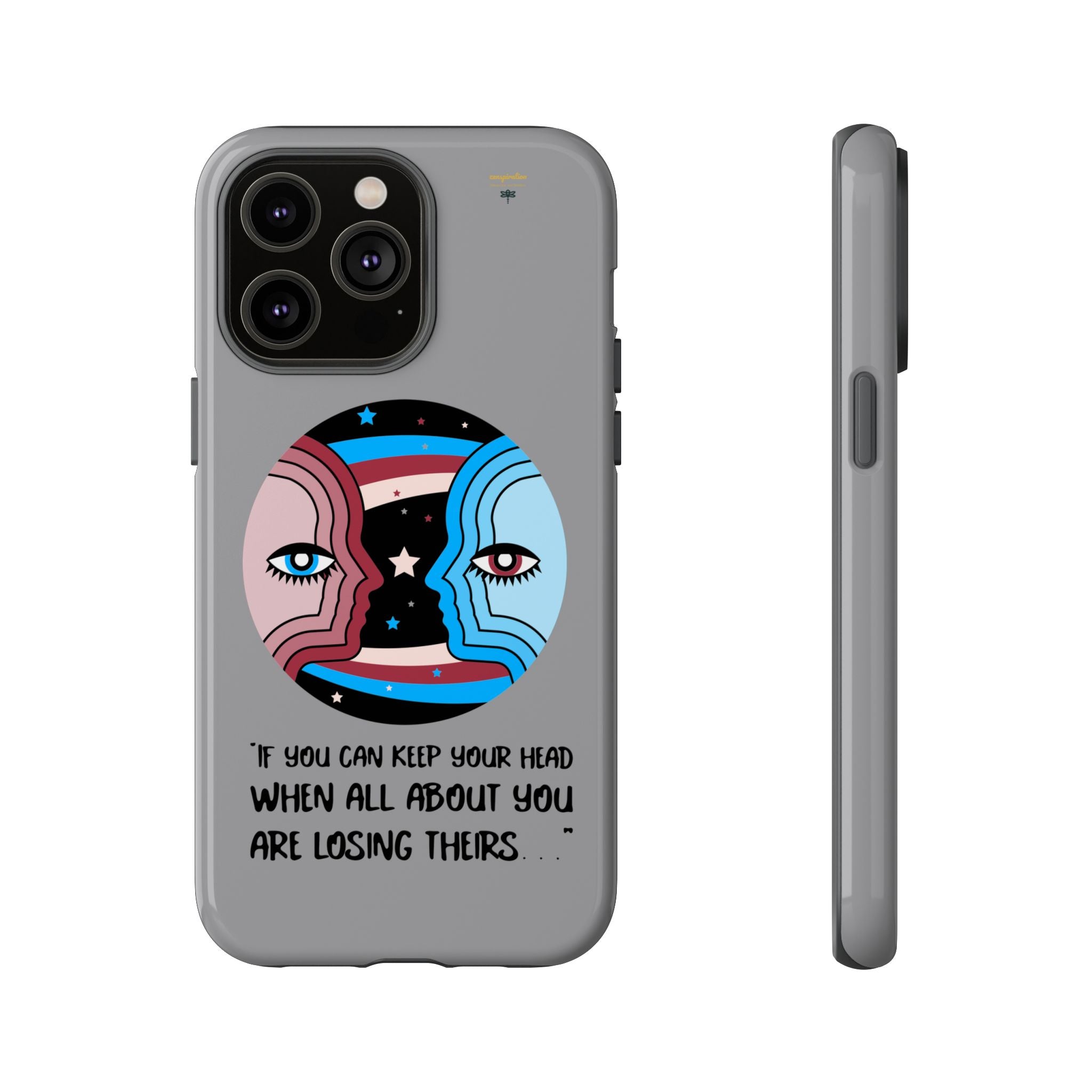 Inspirational Phone Case, Quote Phone Cover, Tough Phone Case, Motivational Cell Phone Accessory, Gift for Friends