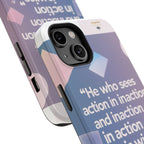 Inspirational Phone Case - Impact-Resistant Phone Cover, Motivational Gift, Quotes, Durable Phone Accessory, Unique Design
