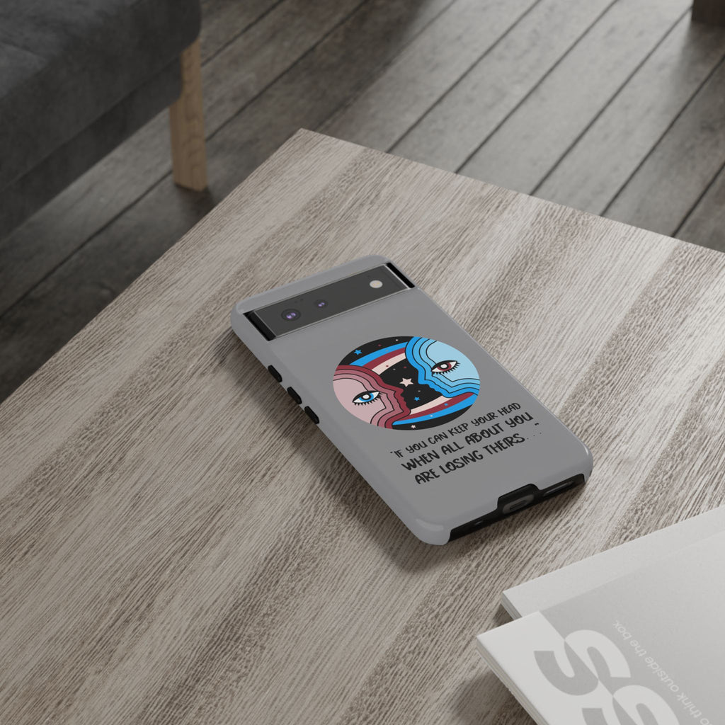 Inspirational Phone Case, Quote Phone Cover, Tough Phone Case, Motivational Cell Phone Accessory, Gift for Friends