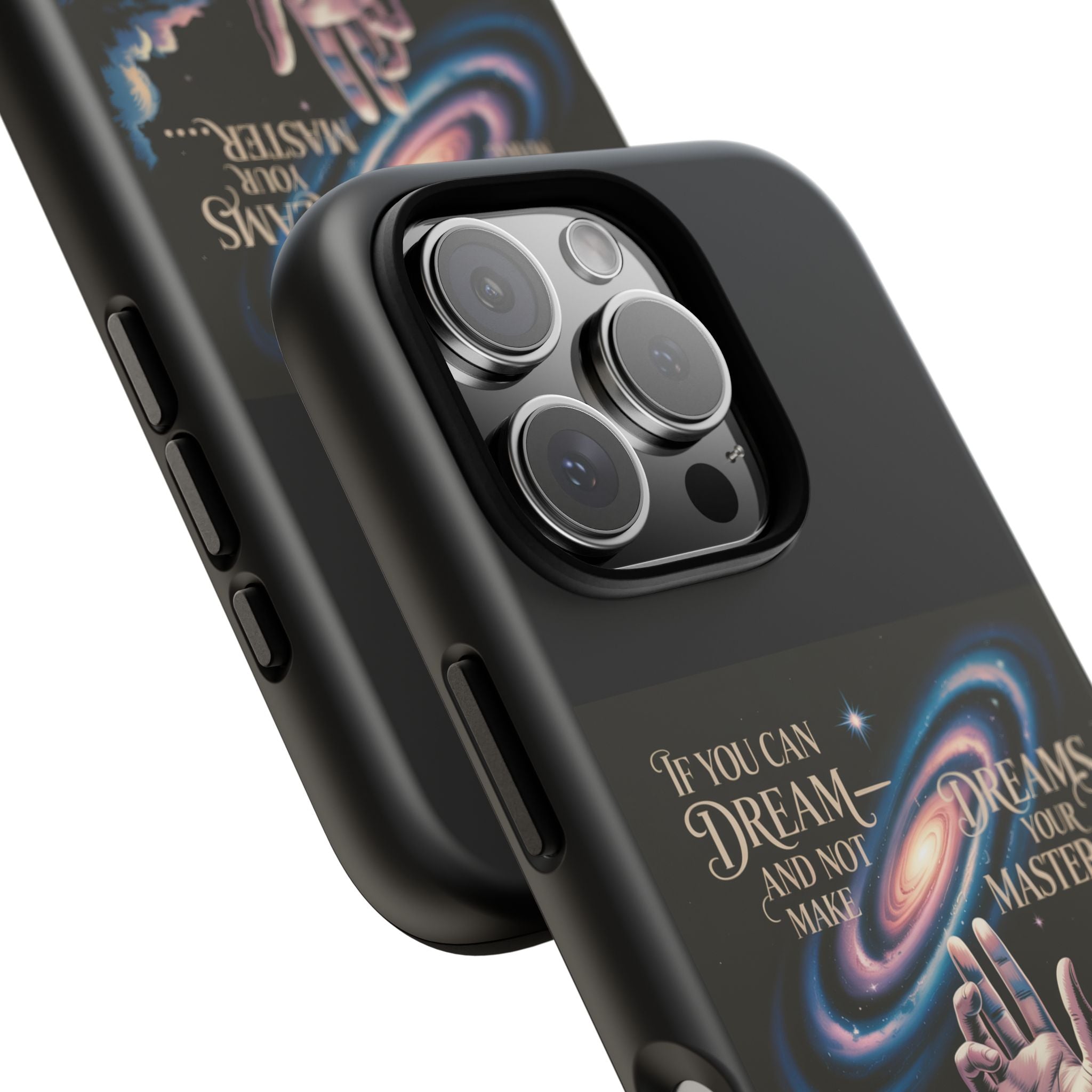 Dream-Inspired Phone Case, Inspirational Phone Cover, Galaxy Design Case, Unique Gift for Dreamers, Motivational Phone Accessory