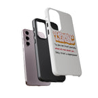 Tough Cases iPhone Case, Inspirational Phone Cover, Motivational Case, Self-Trust Gift, Unique Phone Accessory