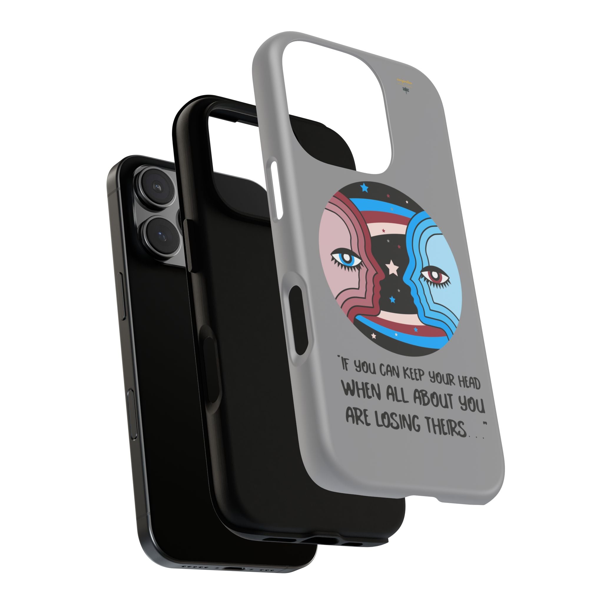 Inspirational Phone Case, Quote Phone Cover, Tough Phone Case, Motivational Cell Phone Accessory, Gift for Friends