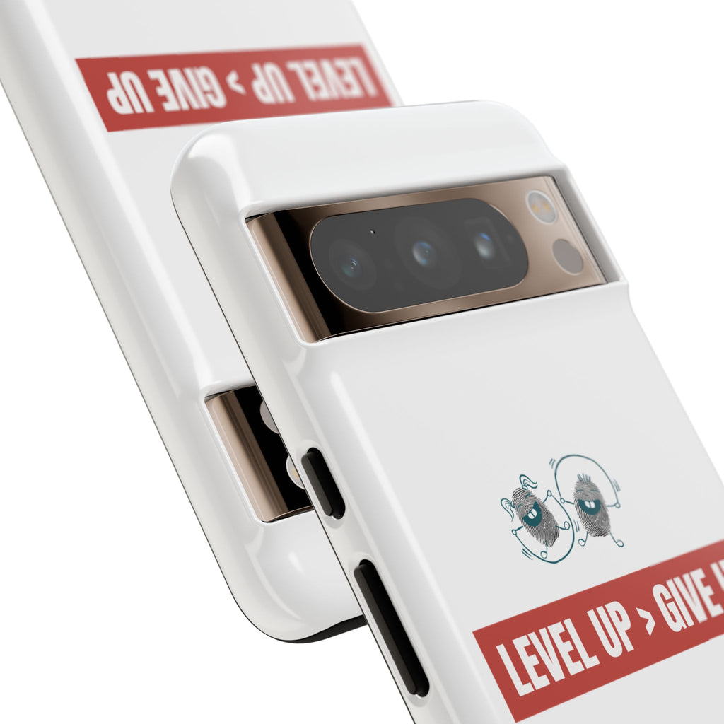 Tough Cases Phone Case, Motivational Gift for Gamers, Fitness Enthusiasts, Level Up Themed, Unique Phone Accessories, Work Hard Play Hard