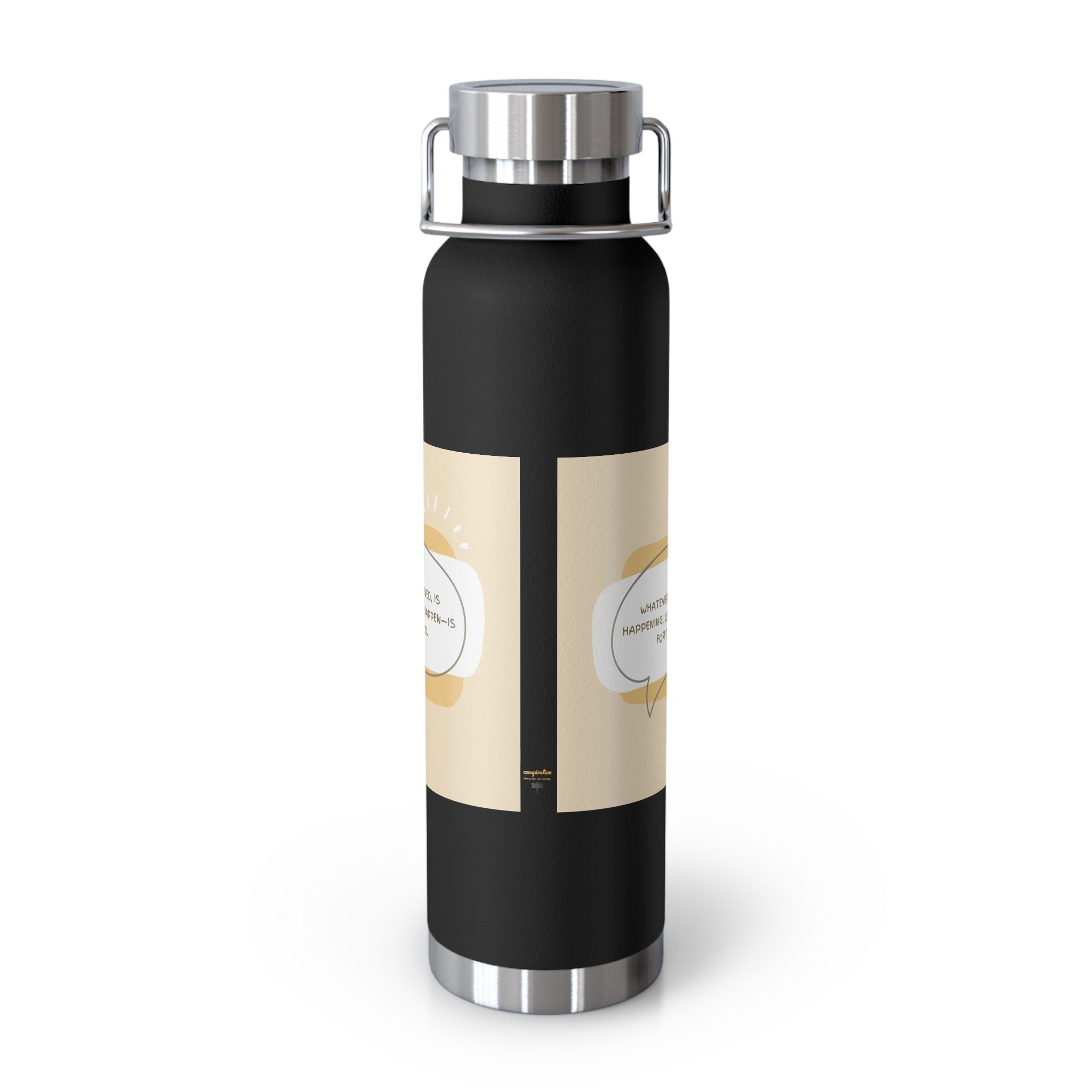 Inspirational Copper Vacuum Insulated Bottle, 22oz - Motivational Drinkware, Gifts for Her, Fitness Bottle, Travel Mug, Eco-Friendly [...]