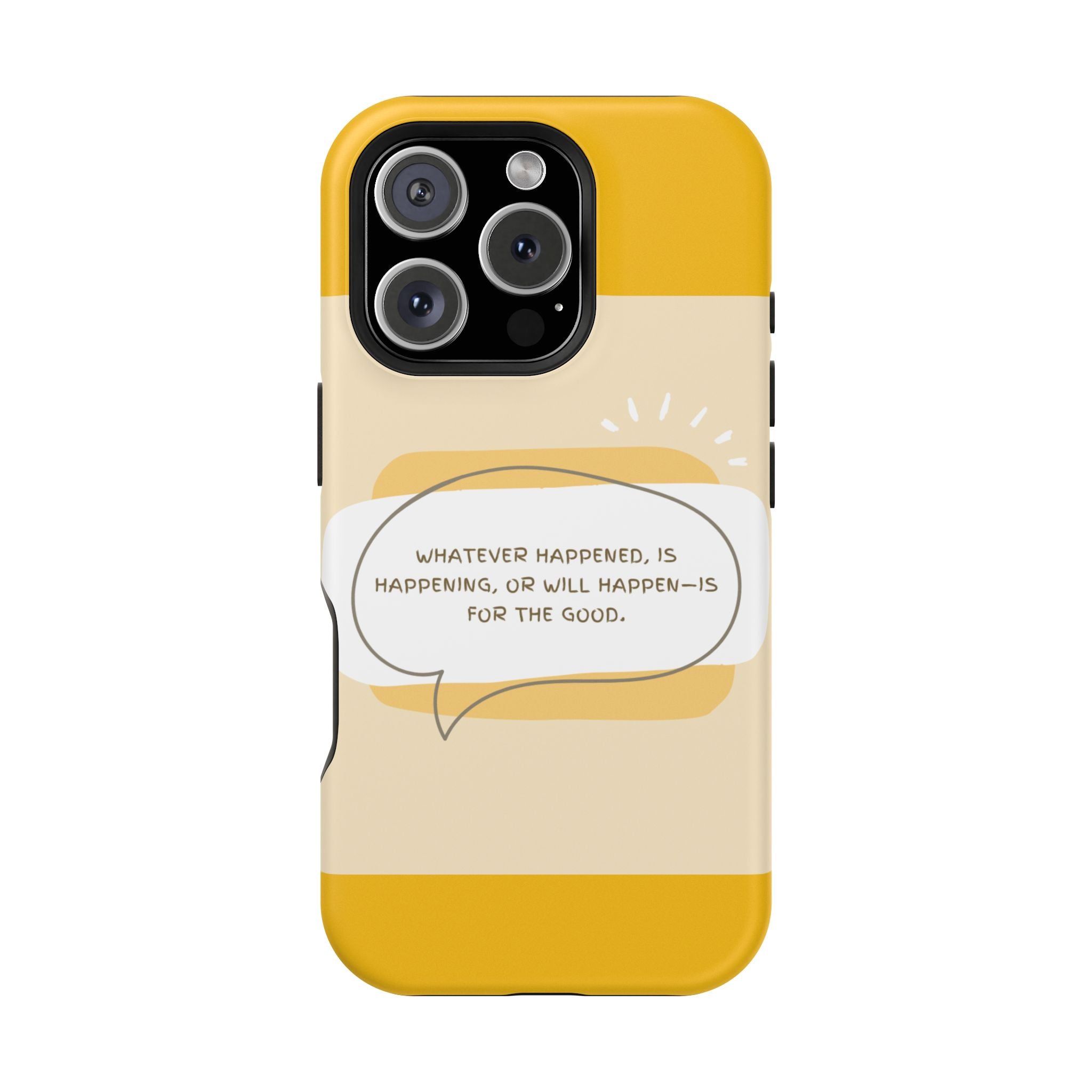 Optimistic Impact-Resistant Phone Case