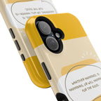 Optimistic Impact-Resistant Phone Case